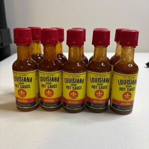 The Original Louisiana Brand Hot Sauce Original 1.6oz 10 bottle Bundle